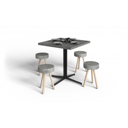 Бетонные столы от мастерской MONE studio.