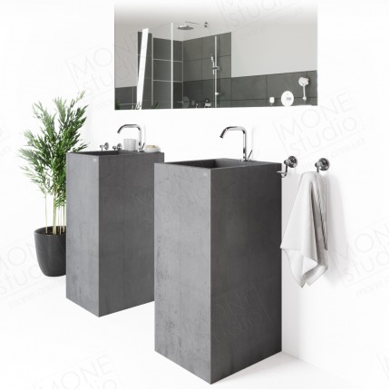 Умывальник стационарный из бетона MONE studio U2B