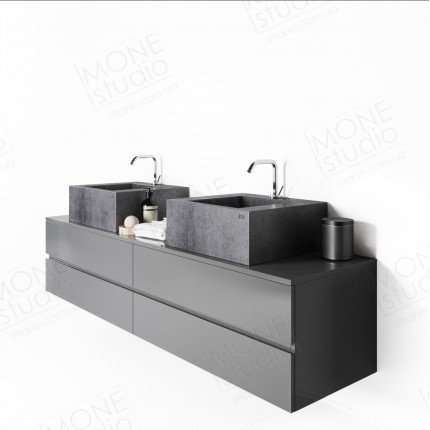Умывальник из бетона MONE studio U3A
