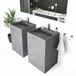 Умывальник из бетона MONE studio U6B