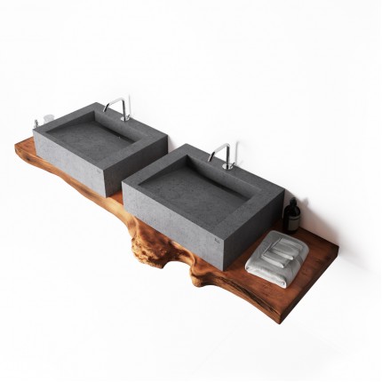 Умывальник из бетона консольный MONE studio U7A